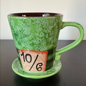 Disney Alice In Wonderland Official Unbirthday Mug Mad Hatter drink me